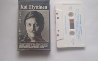 KAI HYTTINEN - 16 SUOSITTUA c-kasetti ( Hyvä kunto )