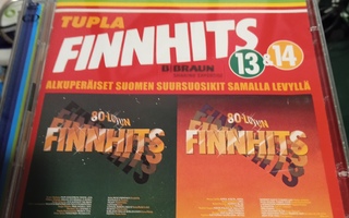 2 CD- LEVYÄ :  TUPLA FINNHITS 13 & 14