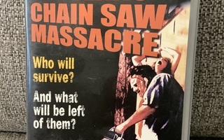 THE TEXAS CHAIN SAW MASSACRE  (VHS)