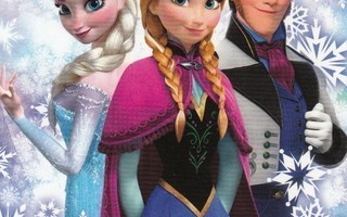 Disney Frozen Anna, Elsa ja Hans (postikortti)