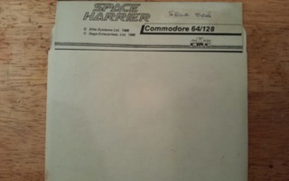 Space Harrier Commodore 64/128 levyke, rare