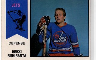 Heikki Riihiranta Winnipeg Jets 74-75 OPC WHA #31