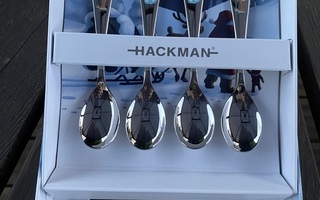 Hackman joululusikat 4 kpl uudet pakkauksessaan