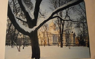 Helsinki, Vanha kirkko, talvikuva, taittopk, käyt.