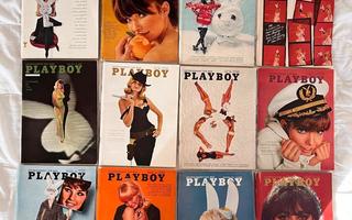 PLAYBOY LEHDET VUODEN 1966 TÄYDELLINEN VUOSIKERTA MYYTÄVÄNÄ