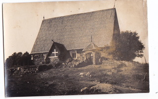 VANHA Valokuva Kirkko Tyrvää 1920-l