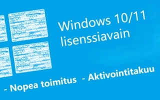 Windows 10 / 11 Home tai Pro tuoteavain