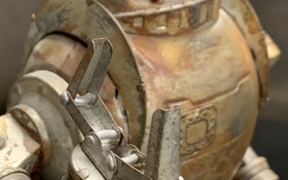 ZATHURA Tin Robot, vanha vedettävä peltirobotti
