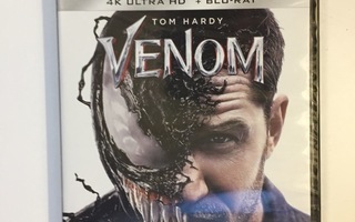 Venom (4K Ultra HD + Blu-ray) Tom Hardy (UUSI) 2018