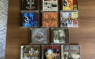 Guns N’ Roses CD -levyt x 11