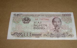 Vietnam 2000 Dong seteli