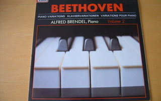 LP Beethoven, VARIAATIOT 2, Alfred Brendel, piano