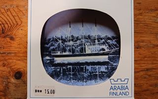 Arabia seinä vati "turisti" MAARIANHAMINA seinälautanen