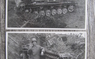 STURMGESCHüTZ.....StuG, 2 valokuvaa varusmiesajalta.