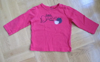 ESPRIT pinkki pitkähihainen paita, Little Dancer koko 68