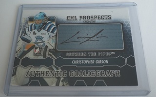 2012-13 ITG CHL Prospects auto Christopher Gibson