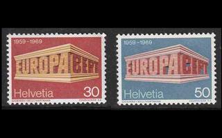 Sveitsi 900-1 ** Europa (1969)