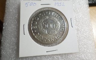 500  mk 1952 Helsingin olymialaisten juhlaraha  kl 9