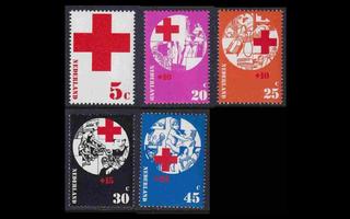 Alankomaat 994-8 ** Punainen Risti (1972)