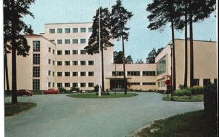 Pietarsaari Östanlind Sairaala vanha postikortti