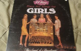 101-Strings-Play-Hit-Songs-For-Girls lp-levy