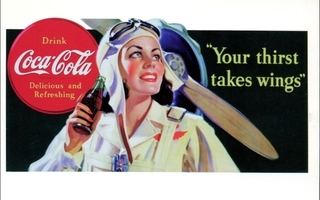 Coca-Cola, 2393 Poster-Aviatrix, 41,  käyttämätön