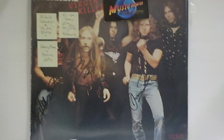 SCORPIONS - VIRGIN KILLER EX+/EX EU 1984 LP + 4 NIMMARIT!!!