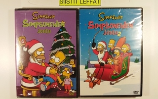 (SL) UUSI! 2 DVD) Simpsoneiden Joulu ( 1 & ja 2)