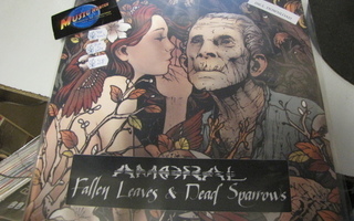 AMORAL - FALLEN LEAVES & DEAD SPARROWS 2LP UUSI "SS" 2014 ++