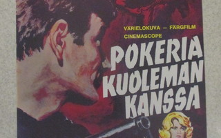 Pokeria kuoleman kanssa (1966) - vanha elokuvajuliste