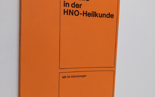 Friedrich-Wilhelm Oeken : Notfälle in der HNO-Heilkunde