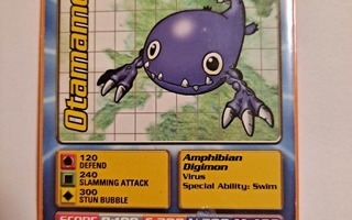 Otamamon 1999 bandai digimon card