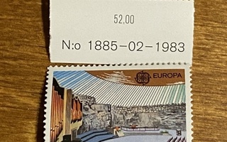 EUROOPPA MERKIT 1983 NUMEROMARGINAALILLA**