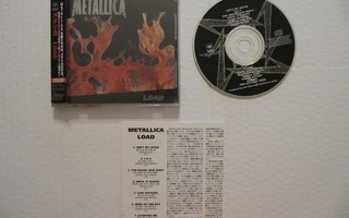 Metallica Load. Japanilainen CD. OBI. Sana-arkki.