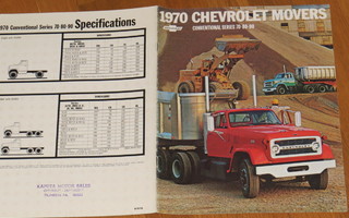 1970 Chevrolet kuorma-auto esite - 16 siv - jenkkirekka