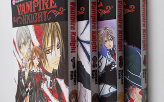 Matsuri Hino : Vampire knight Vol. 1-4 (ERINOMAINEN)