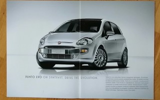 2010 Fiat Punto Evo esite - KUIN UUSI - 20 sivua - suom