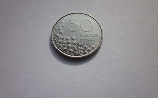 50 penniä, UNC, v. 1990