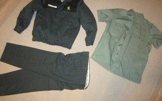 Guardia Civil vaatteet housut, talvitakki, paita