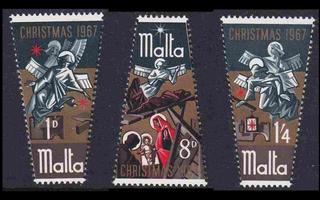 Malta 364-6 ** Joulu (1967)