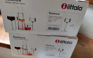 IITTALA  ESSENCE VALKOVIINILASIT 4KPL