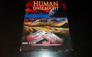 HUMAN ONSLAUGHT . PC peli ( BIG BOX )