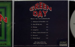 GREEN DAY: Live in Woodstock no:1 - CD  [RARE ITALY Edit.]