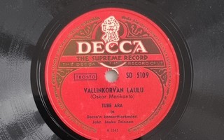 Savikiekko 1950 - Ture Ara & Aune Antti - Decca SD 5109