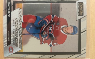 Owen Beck 2023-24 O-Pee-Chee Platinum Marquee Rookie