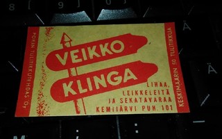 Kemijärvi Veikko Klinga etiketti