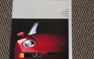 1992 Porsche 911 968 928 GTS esite - 16 sivua - KUIN UUSI
