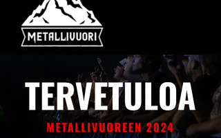 Metallivuori 12.-13.7.2024 Uittamon kansanpuisto Turku