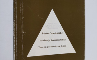 Eero ym. Tarasti : Synteesi 4/95 : Taiteidenvälisen tutki...