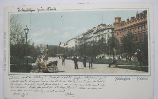 VANHA Postikortti Helsinki 1902 Venäjän Merkki Englantiin